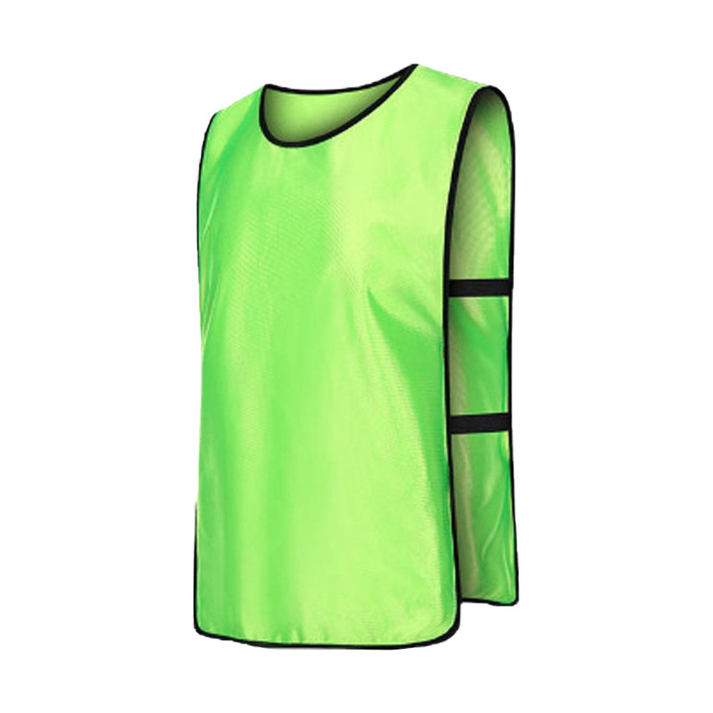 8-Piece Adult Scrimmage Training Vest Team Training Bibs Pinnies for Team Sports Games - Green+Orange