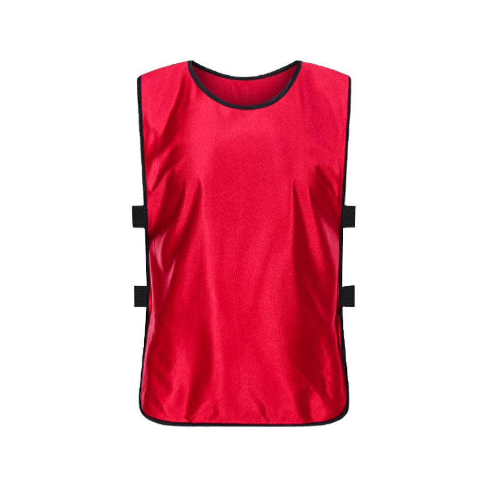 8-Piece Adult Scrimmage Training Vest Team Training Bibs Pinnies for Team Sports Games - Dark Blue+Red