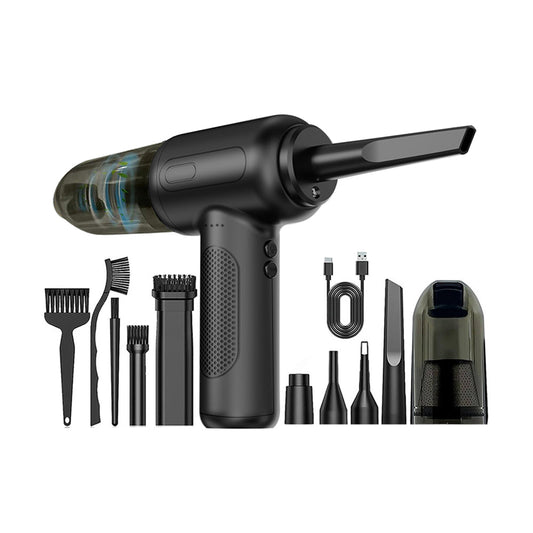 Portable Cordless Compressed Air Duster Rechargeable Air Blower Computer Keyboard Car Cleaning