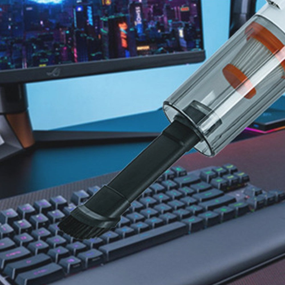 Handheld Vacuum Cleaner Rechargeable 7.4V Cordless Car Vacuum with Light