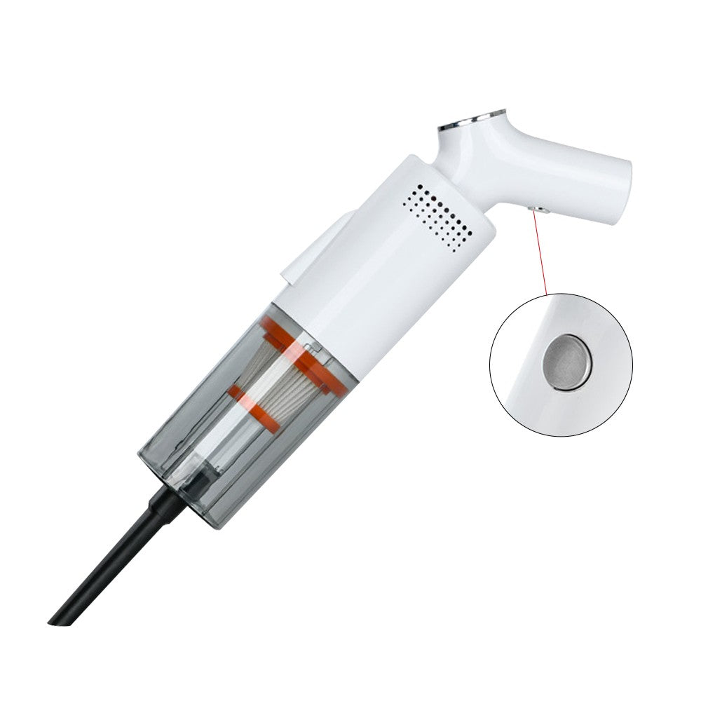 Handheld Vacuum Cleaner Rechargeable 7.4V Cordless Car Vacuum with Light