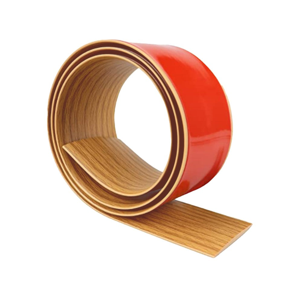 2Pcs 1-Meter Length Self Adhesive Floor Transition Strip Brown