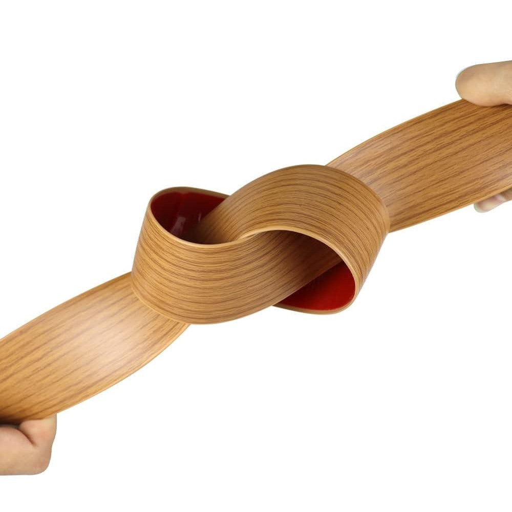 2Pcs 1-Meter Length Self Adhesive Floor Transition Strip Brown