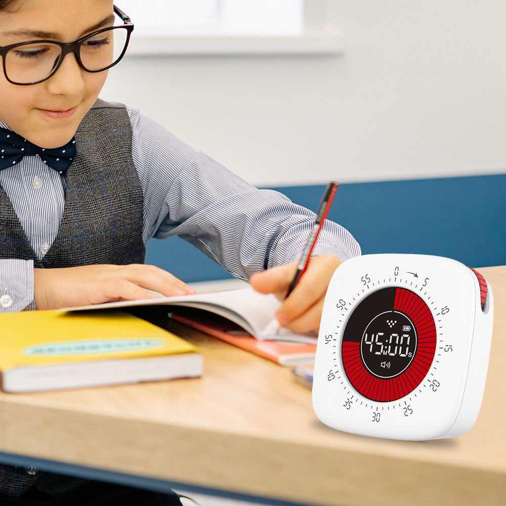 Visual 60-Minute Countdown Timer Rechargeable Time Management Tool with Alarm