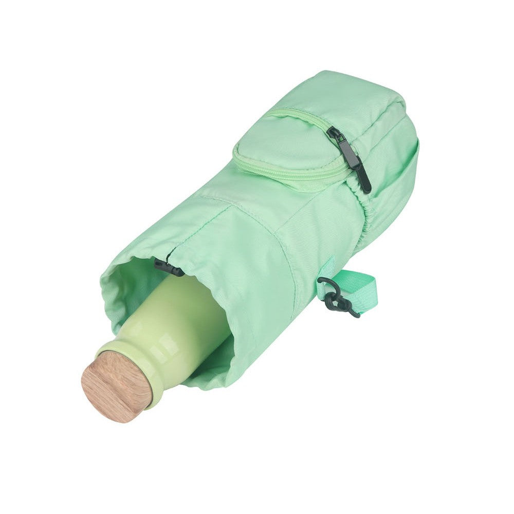 Water Bottle Sling Bag Crossbody Water Bottle Pouch Bottle Sleeve for Camping Walking Hiking Sports Green
