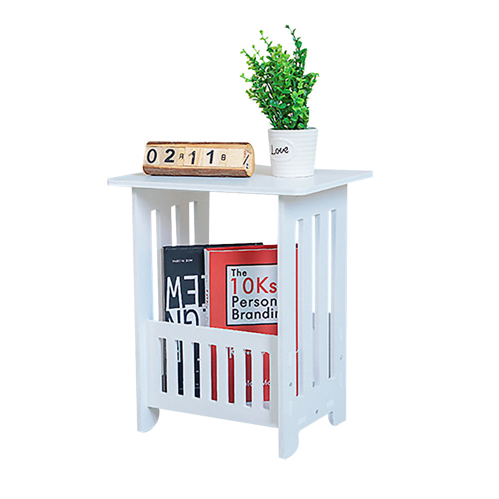 Small Bedroom Bedside Table Living Room Storage Organizer