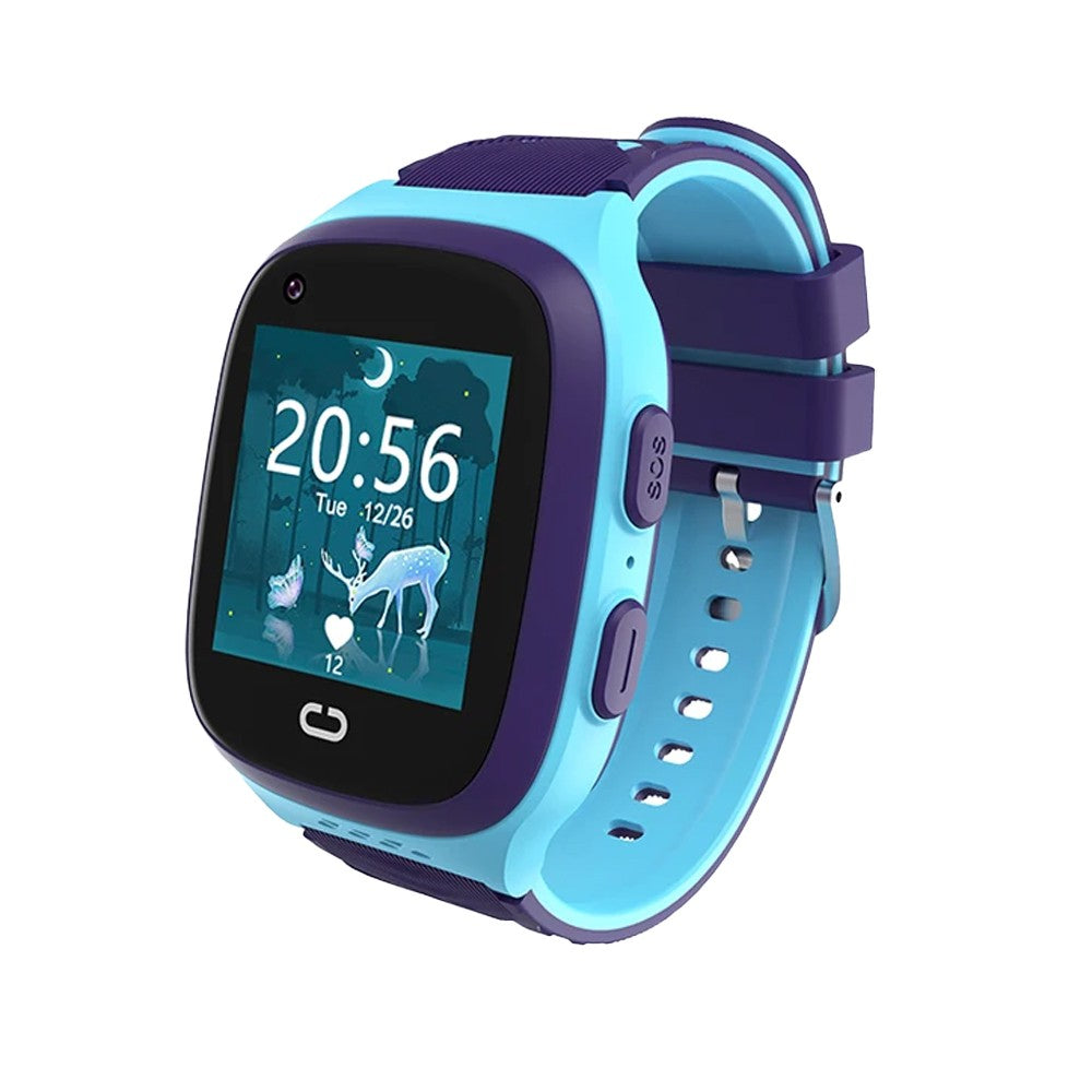 Kids 4G Smart Watch Video Calling SOS GPS Location Tracking Blue