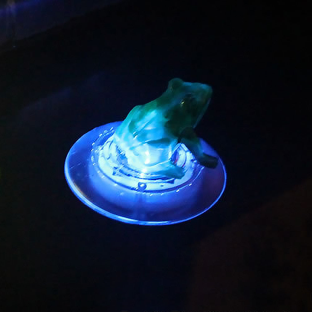 Solar Powered Floating Pool Lights RGB Color Changing Water Resistant LED Floating Pond Light Decoration Frog Style
