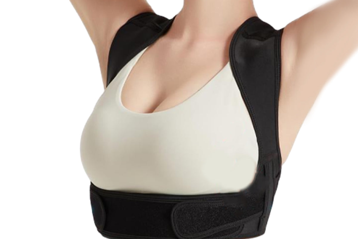 Adjustable Posture Corrector For Posture Correction Back Straightener-Black
