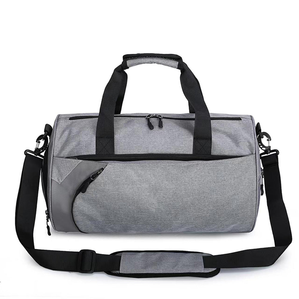 30L Travel Duffel Bag Water-Resistant Gym Bag with Shoes Compartment