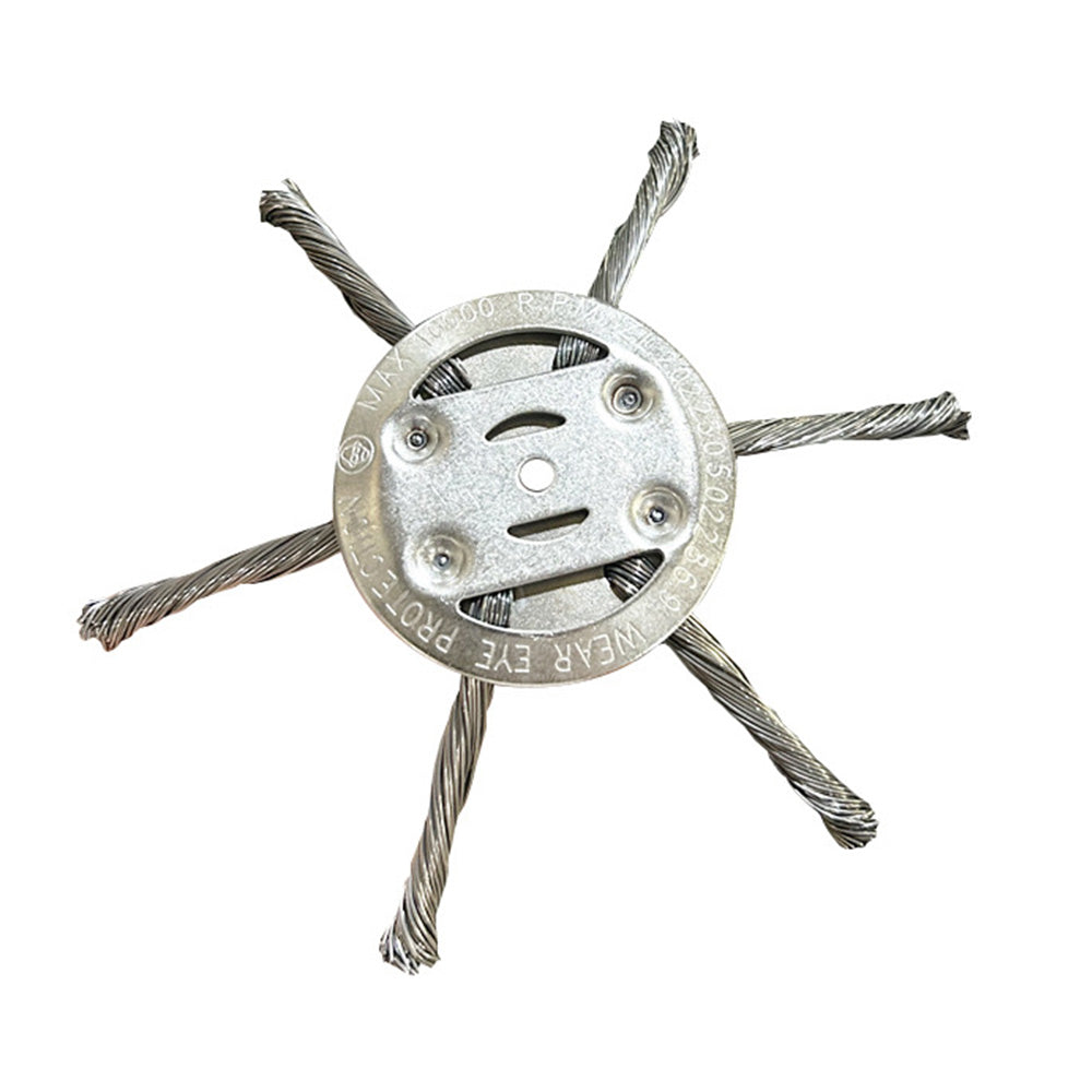 2Pcs Replacement Steel Wire Grass Trimmer Head for 5mm Inner Hole String Trimmer Weed Remover Tool