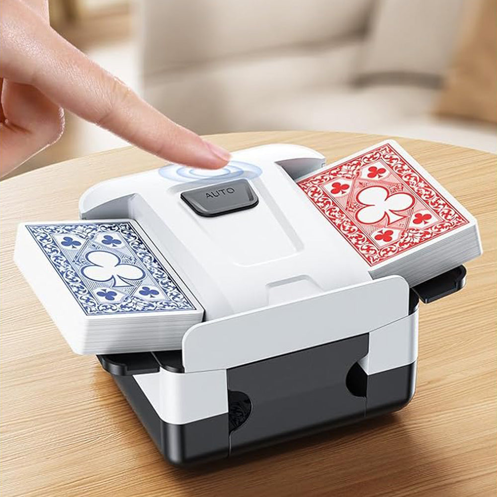 Automatic Card Shuffler Electric Shuffling Machine For 2 Decks Card Poker Sorter