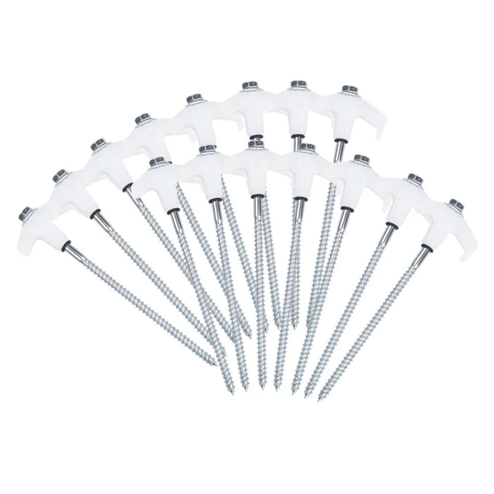 15Pcs Glow in the Dark Tent Pegs Heavy Duty Ground Anchor Tent Stakes