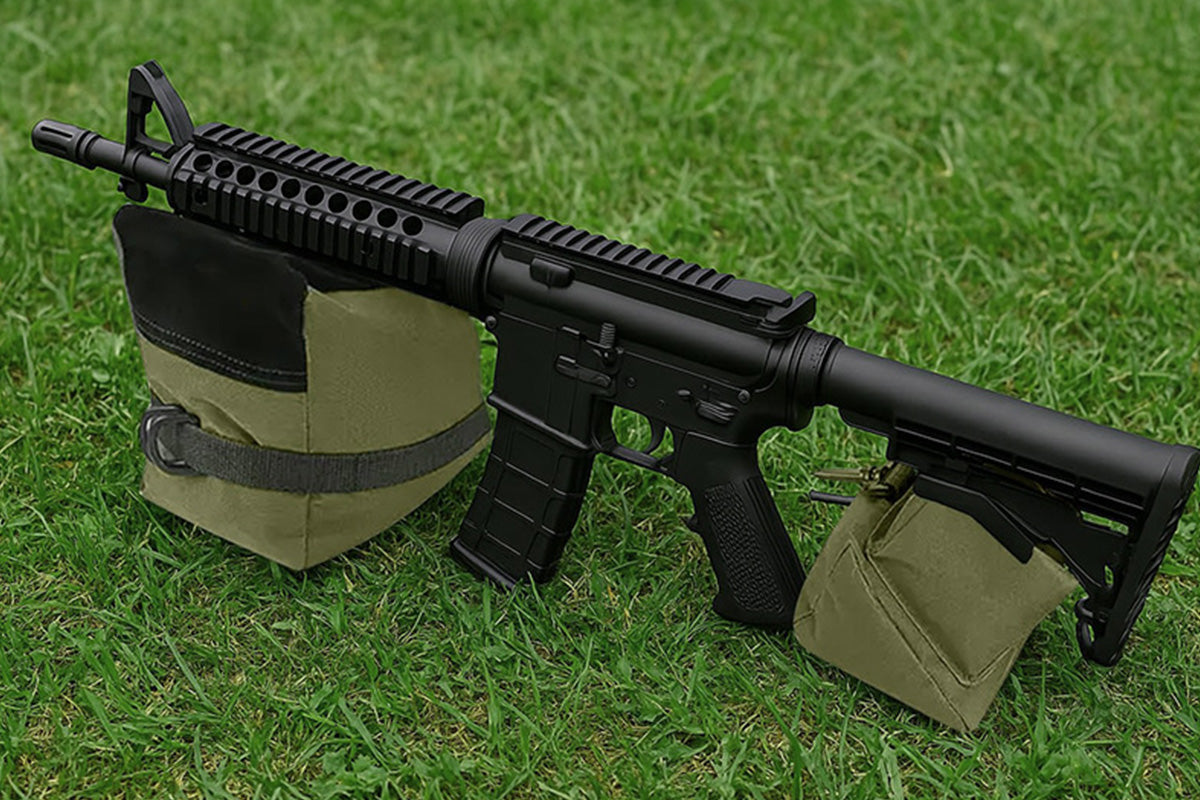 Shooting Range Rest Sandbag for Outdoor Hunting-Army Green