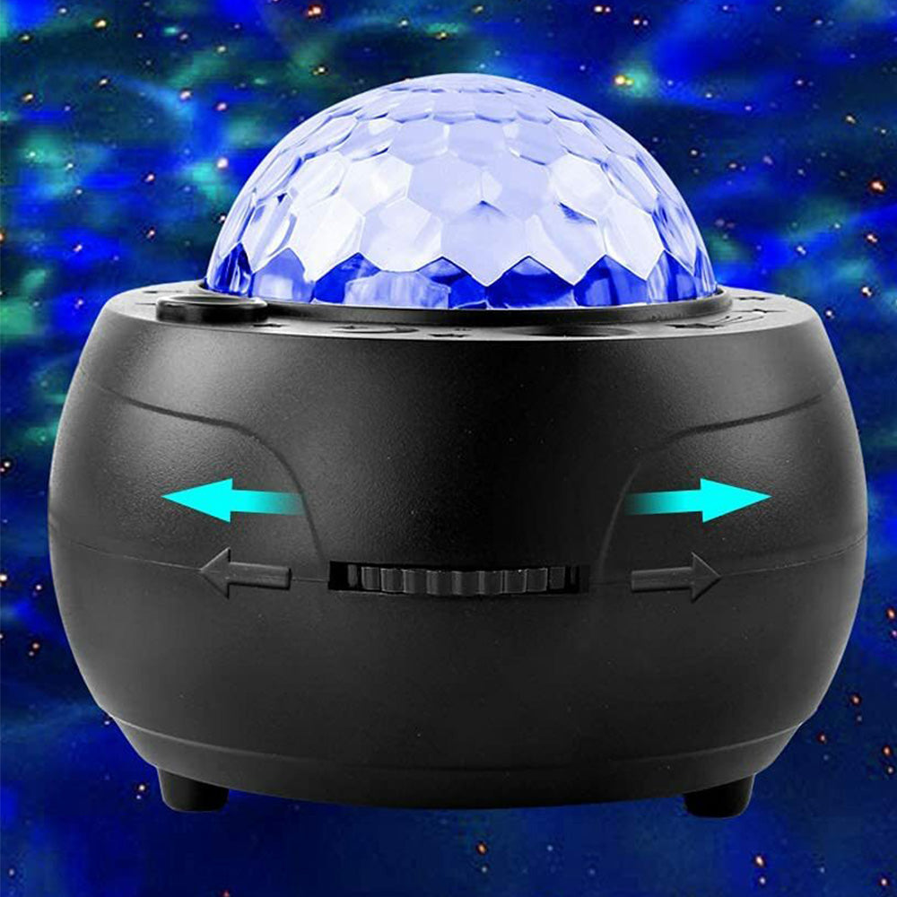 Bluetooth Speaker Star Projector Night Light with 10 Color Modes