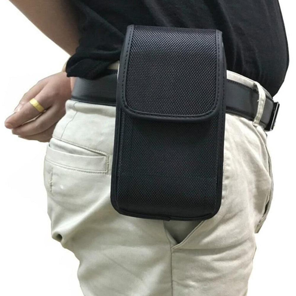 Outdoor Sports Phone Pouch Nylon Oxford Waist Pack Cycling Hiking Tactical Holder