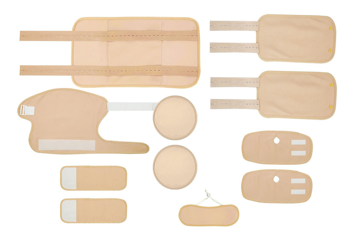 11Pcs Set Castor Oil Pack Wrap Anti Oil Leak Castor Oil Patches for Neck Arm Waist