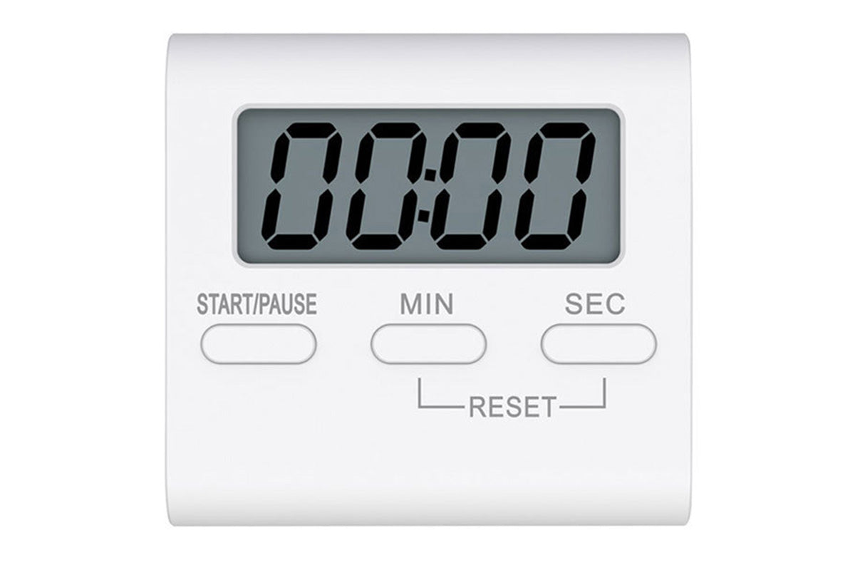 Digital Kitchen Timer with Loud Alarm and LCD Display for Cooking Study and Daily Use