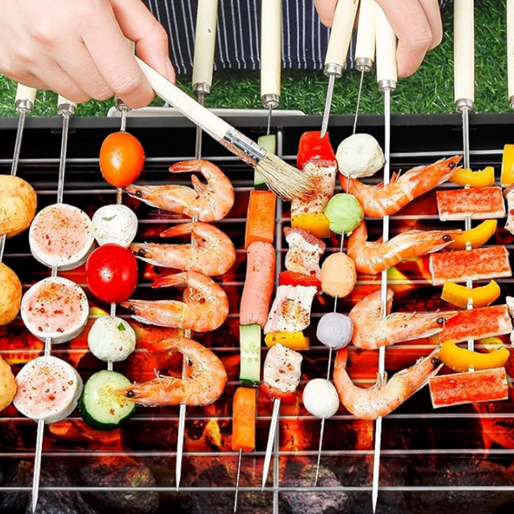 Portable Charcoal BBQ Grill Folding Barbecue Camping Grill