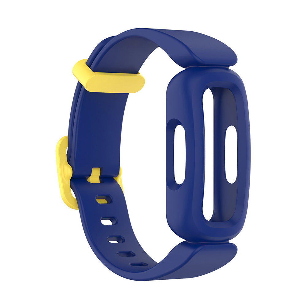 2Pcs For Fitbit Ace 3 Replacement Wristband Kids Silicone Watch Straps Dark Blue