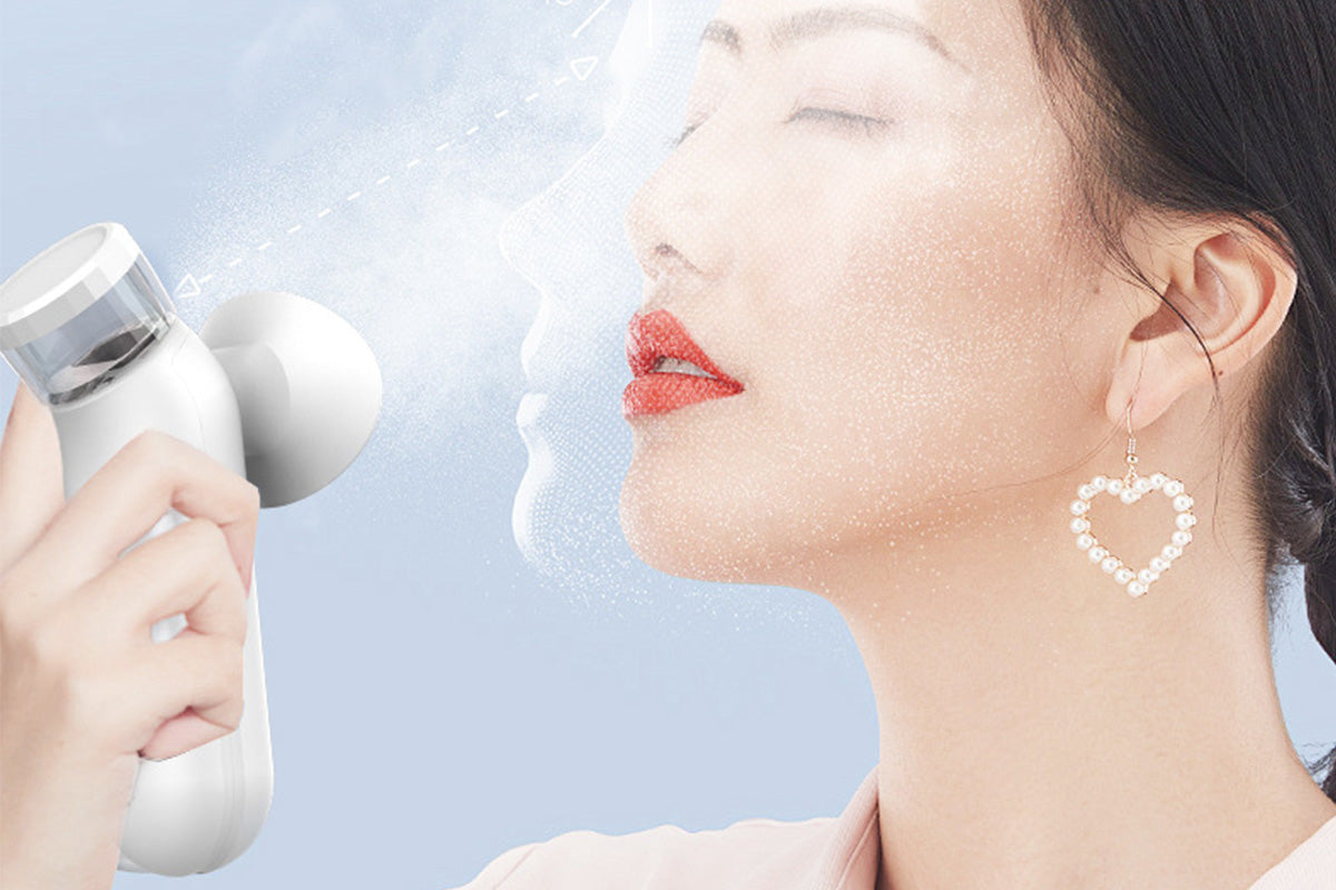 2Pcs Eye Steamer with 3 Level Temperatures Nano Eye Mist Steam Sprayer for Dry Eye