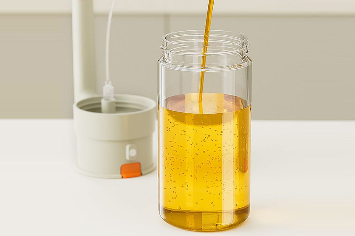 2 In 1 650ml Oil Sprayer Olive Oil Dispenser Bottle For Cooking Baking BBQ -Grey