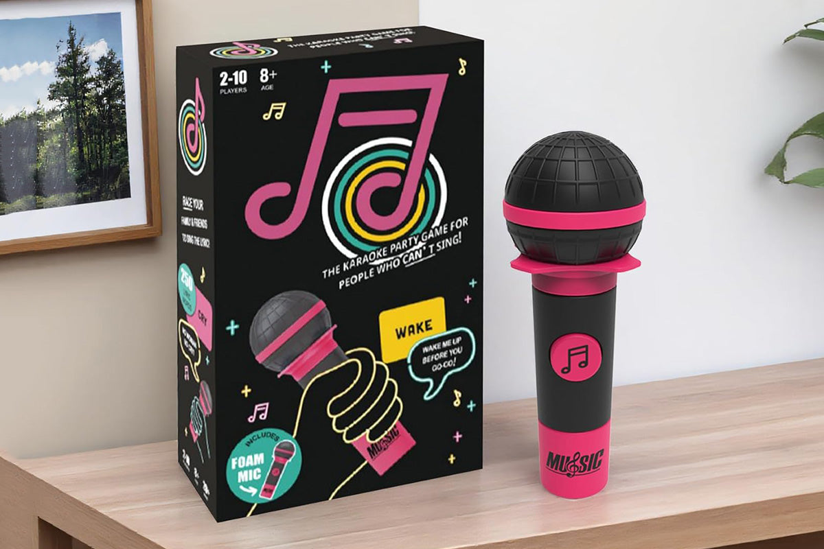 Karaoke Microphone Party Game Card Set Family Board Game for Adults