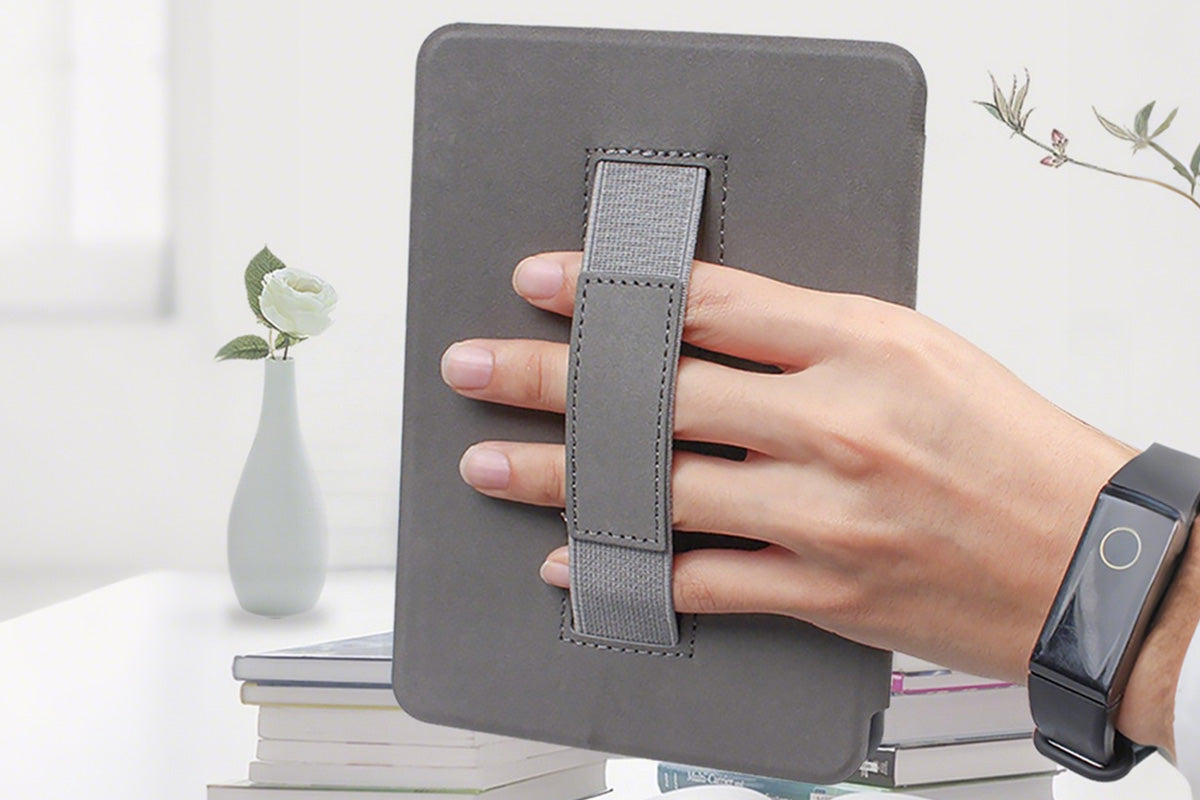 PU Leather Cover Case with Auto Sleep and Wake for Kindle Paperwhite 12th -Blue