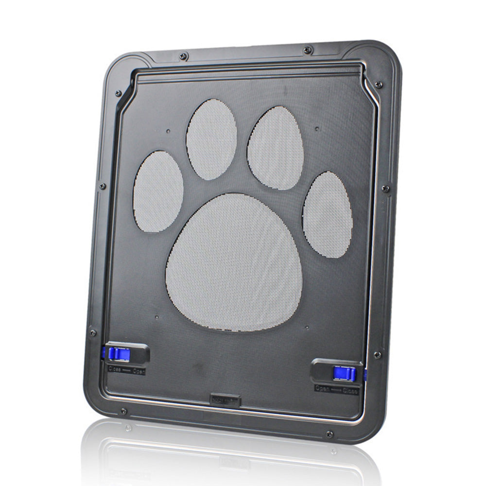 Lockable Pet Flap Screen Door Inside Door for Puppy Dog and Cat House