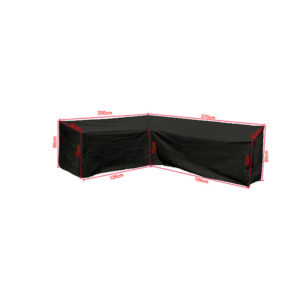 Outdoor Protector Cover for L Shape Corner Sofa Garden Rattan Sofa Cover Furniture Protector