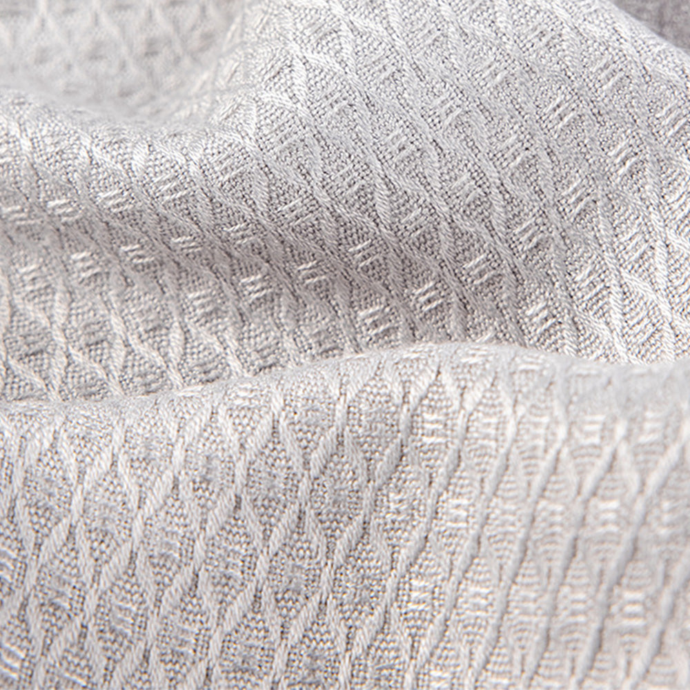 Breathable Summer Blanket Waffle Throw Blanket Air Conditioning Blanket Grey