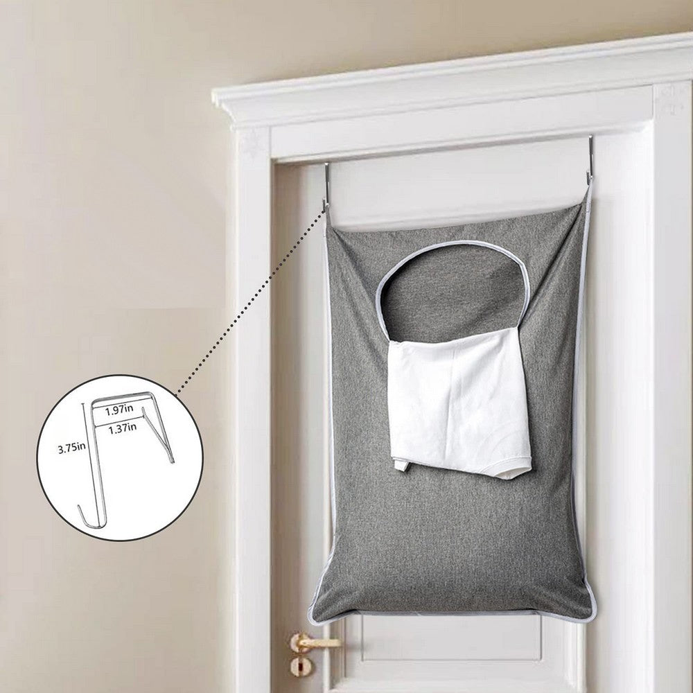 Hanging Laundry Hamper Bag Over the Door Hamper for Dirty Clothes and Toys