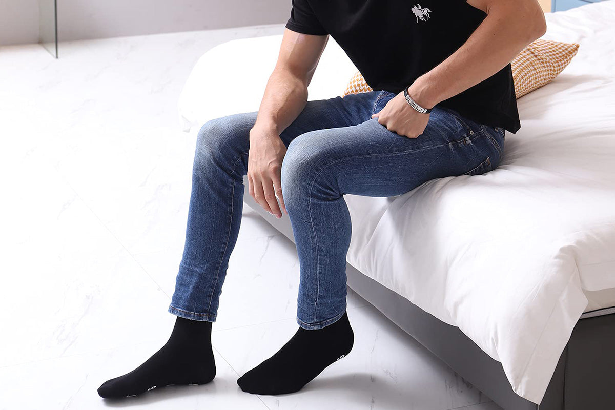 Funny Gaming Socks with Do Not Disturb I Am Gaming Text-White