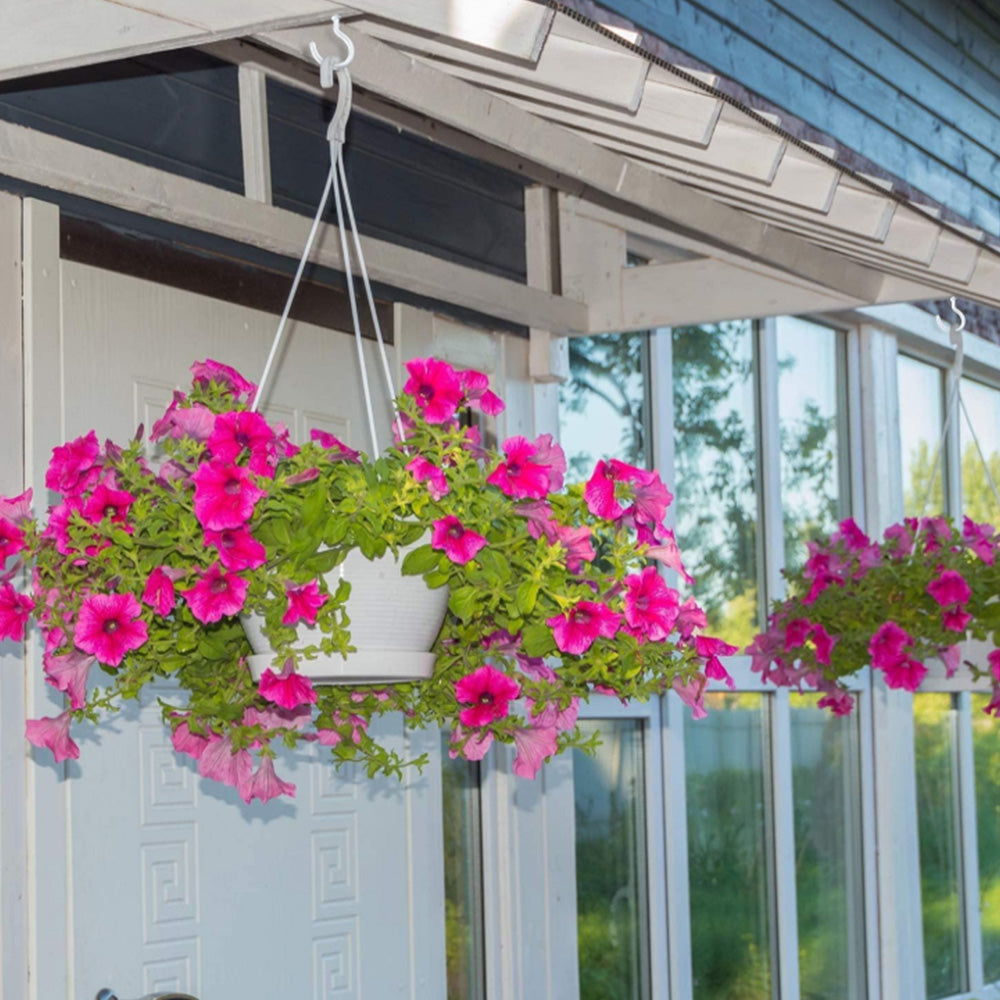 140Pcs Metal Screw Hooks 6 Sizes Screw-in Hooks Hat Plant Hangers