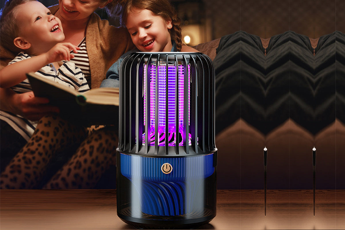 2Pcs Bug Zapper 3000V Mosquito Zapper Wireless Outdoor Indoor Electric Insect Fly Trap UV Light Mosquito Killer for Home Camping Garden
