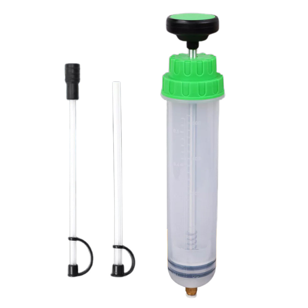 500CC Waste Oil Fluid Extractor Pump Manual Suction Vacuum Fuel Transfer Tool for Car Green
