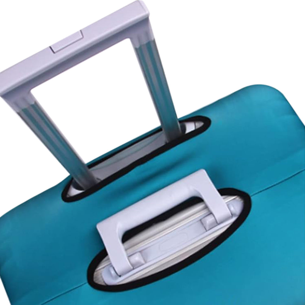 Elastic Protective Luggage Cover Stretchable Travel Suitcase Protector Green