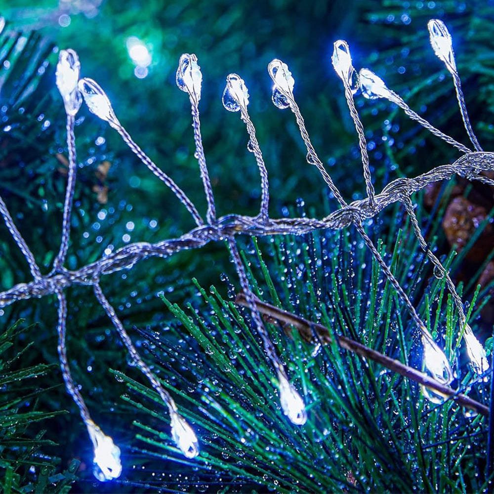 Solar String Lights ¨C Outdoor Waterproof Fairy Lights for Patio and Balcony White