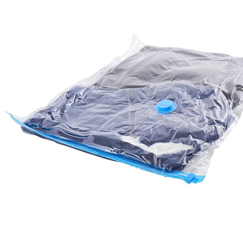 20Pcs Set Vacuum Compression Bags Space Saving Sealer Clothing Storage Bags with Airtight Valve and Hand Pump