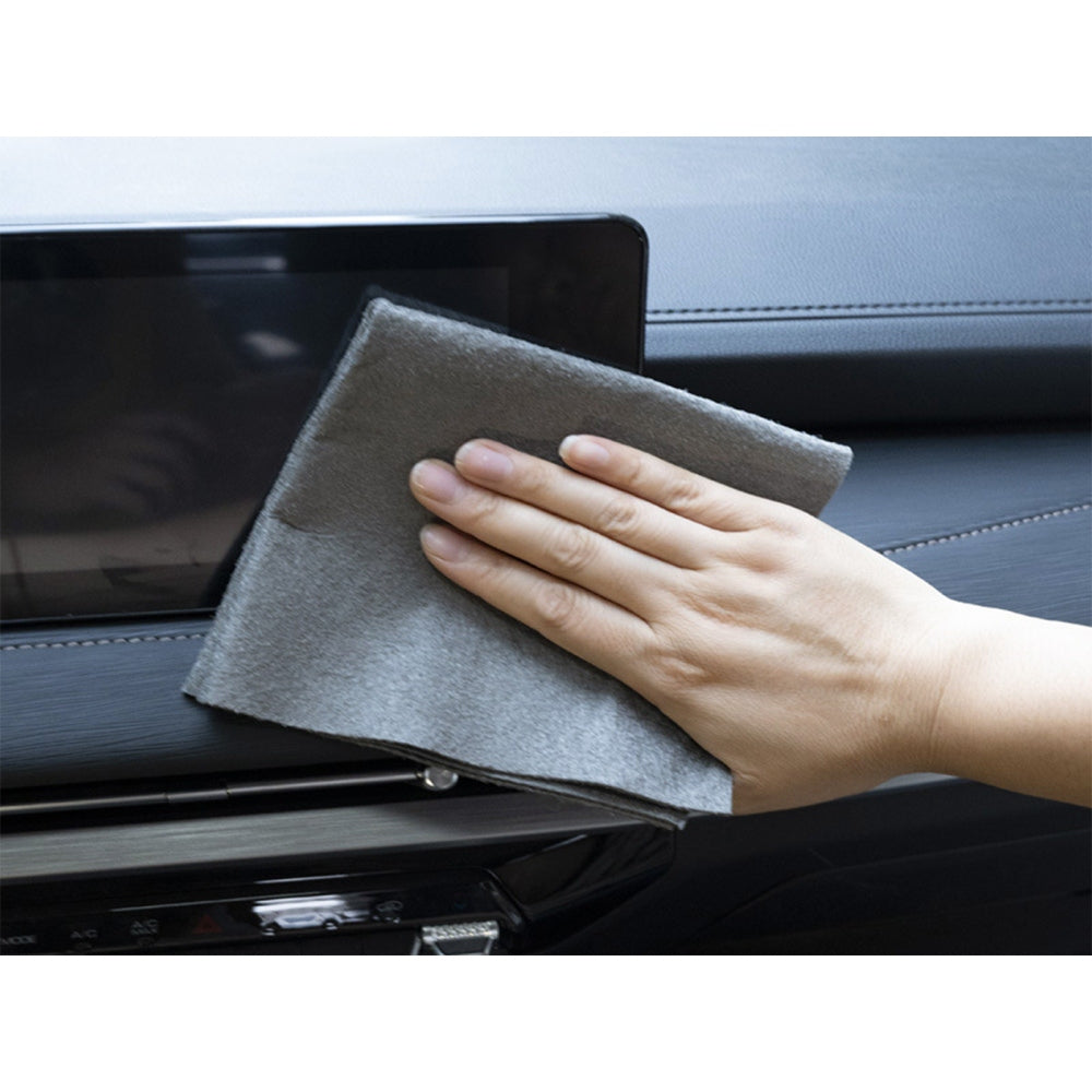 Microfiber Cleaning Cloth Pad of 10 Streak-Free Towel for Glass Kitchen and Home