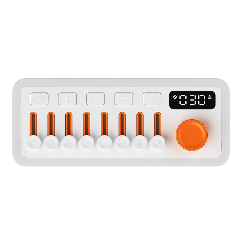 Bluetooth RGB White Noise Speaker DIY Sleep Sound Machine with 8 Nature Sounds and Timer
