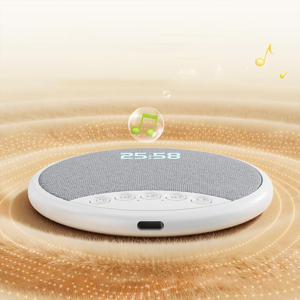 White Noise Machine Bluetooth 5.4 Pillow Speaker for Sleeping Travel