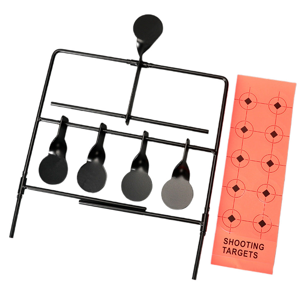 Resetting Shooting Target 360 Degree Spinning Auto Reset Practice Tool for Air Rife
