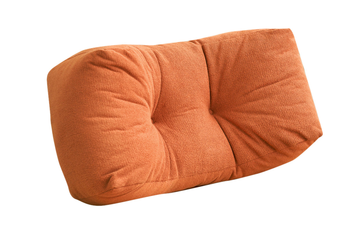 Lumbar Support Pillow PP Cotton Low Back Pillow Office Chair Lumbar Cushion-Orange