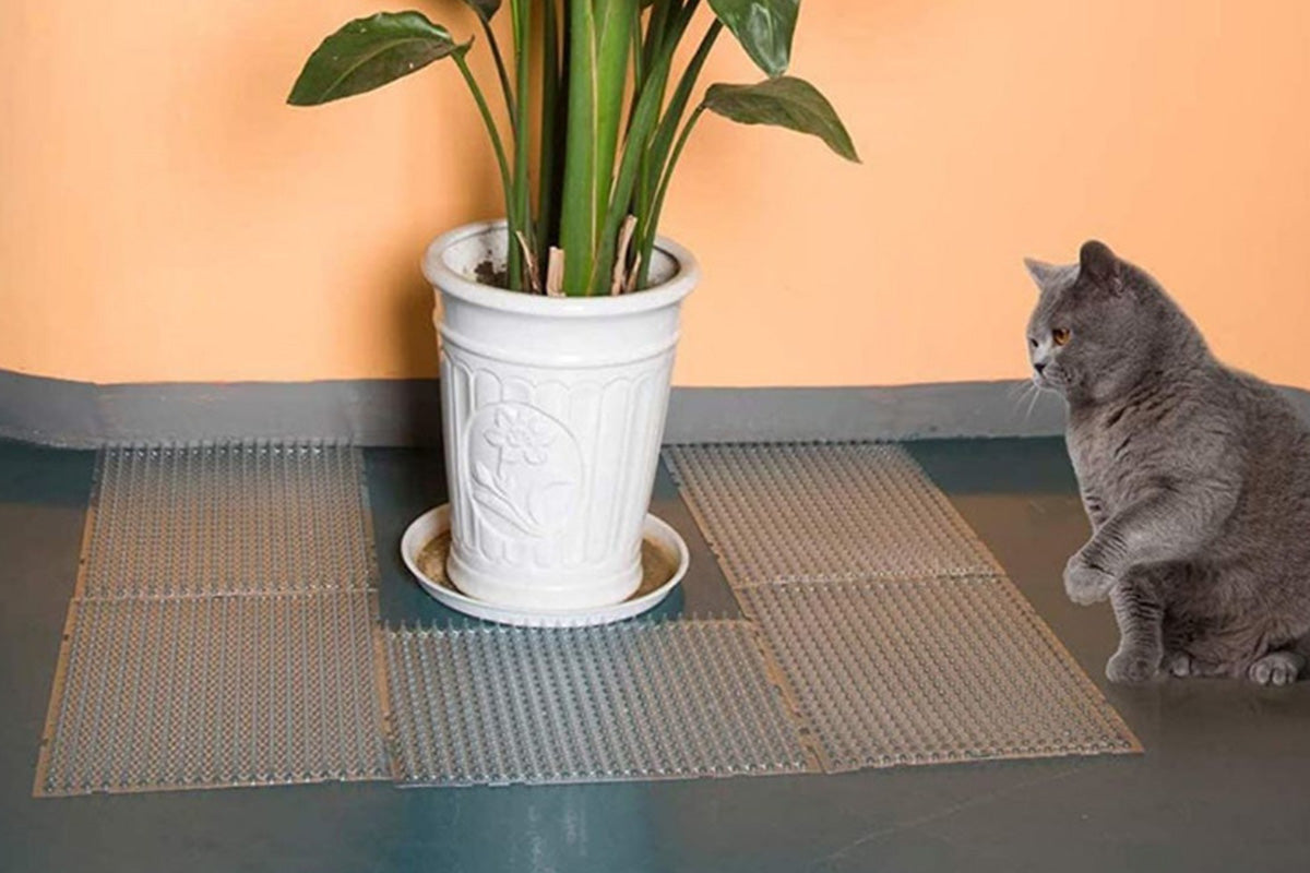 10PCS Cat Spike Mats Pet Training Mat Device Cat Deterrent Mat Set