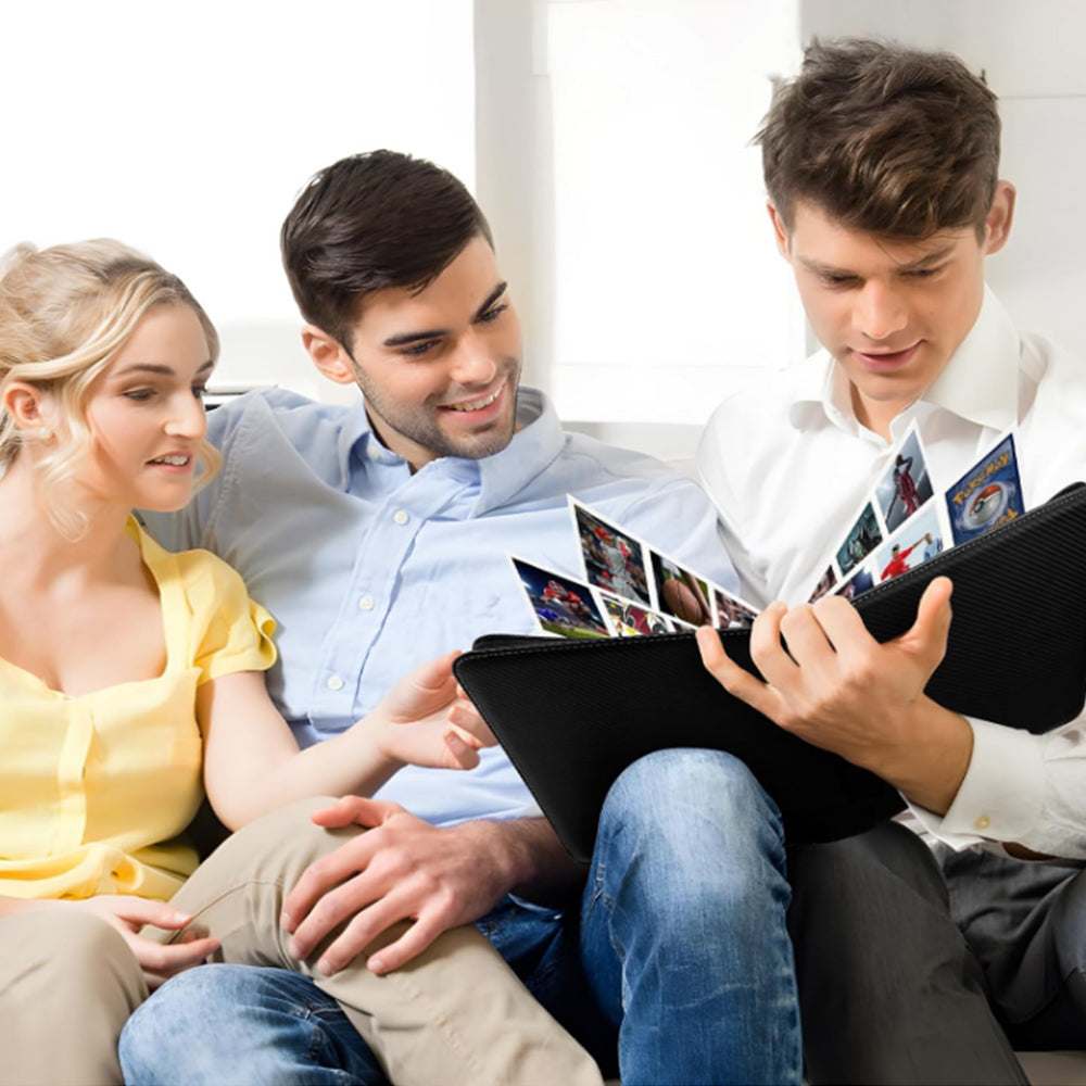 900-Slot Card Binder PU Collection Binder Collector Album for Game Sports Cards