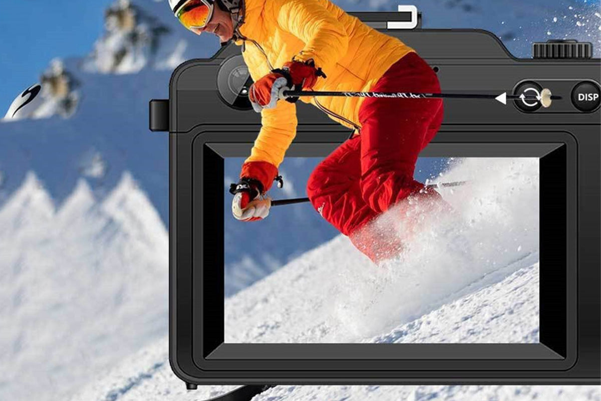 4K Digital Camera for Photography Video 18X Zoom Autofocus Anti-Shake Camera -Black