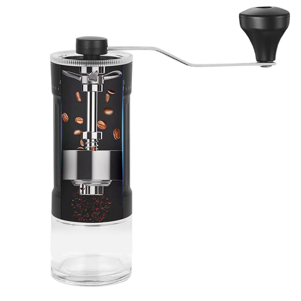 Mini Manual Coffee Grinder with 40 Adjustable Settings Portable Hand Coffee Bean Mill for Camping Office