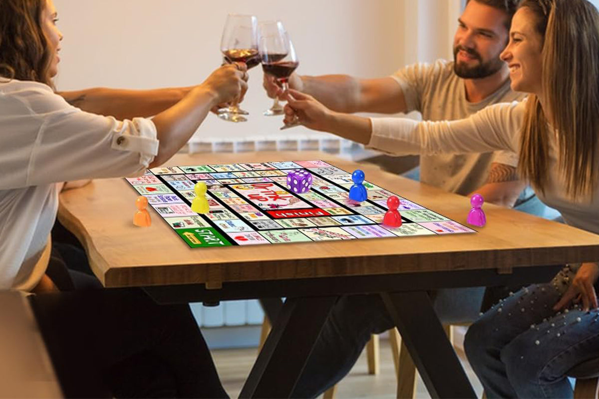 Drinking Board Games for Adults Interactive Game Night Birthday Party 2-8 Players