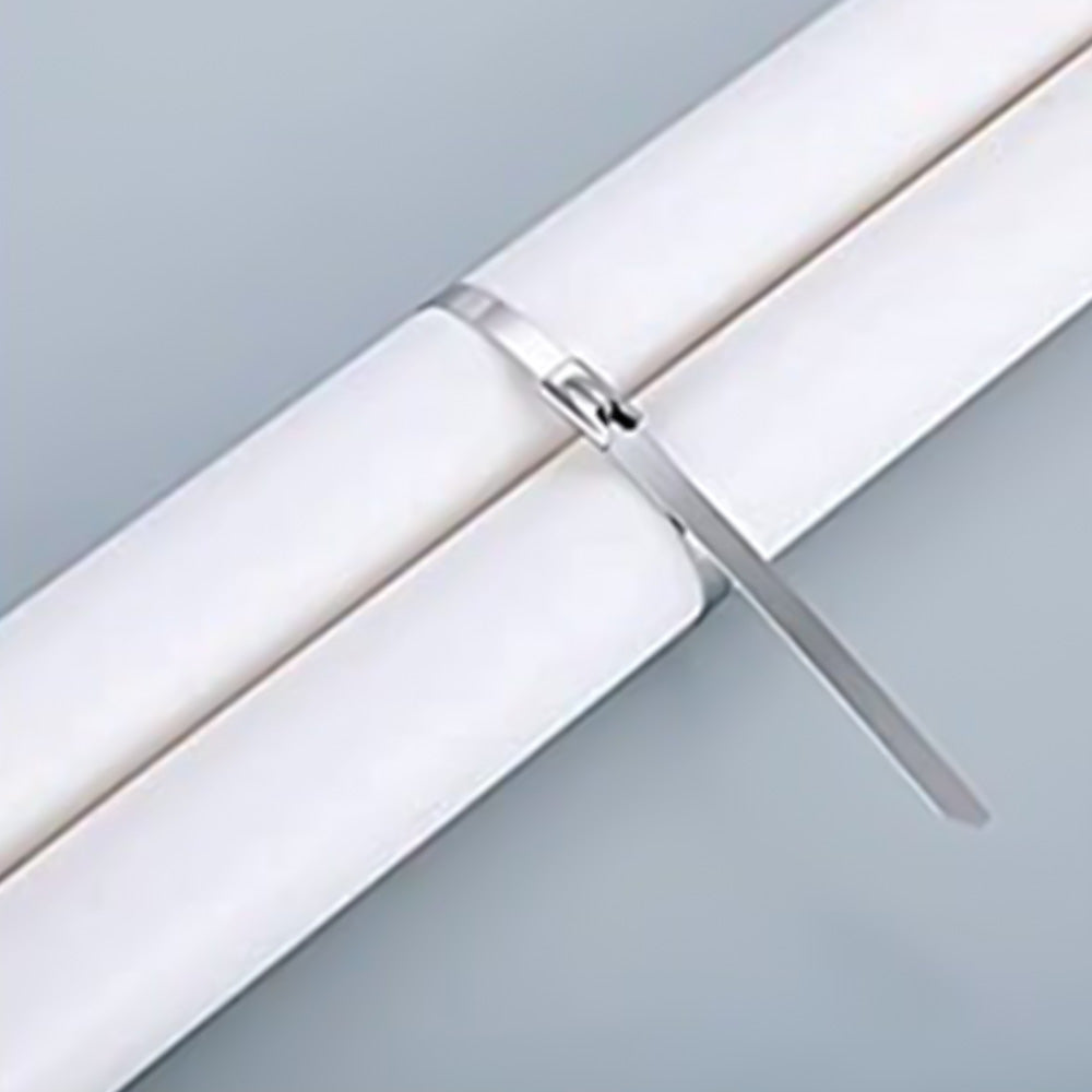 100 Piece 304 Stainless Steel Self-Locking Cable Ties 0.46 cm Wide 15cm